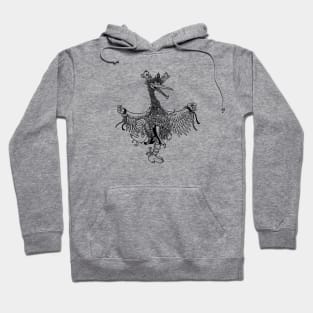 Cosmic Shaman Bird Hoodie